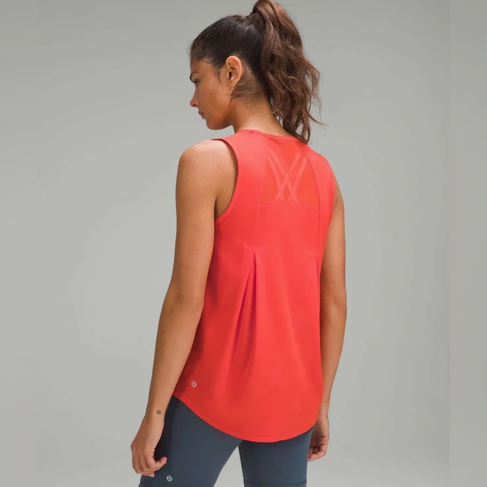 Lululemon Sculpt Tank Top in Solar Orange Sz 8 - Picture 2 of 11